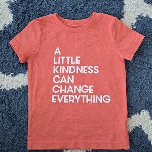Cat & Jack Coral Kindness Tee